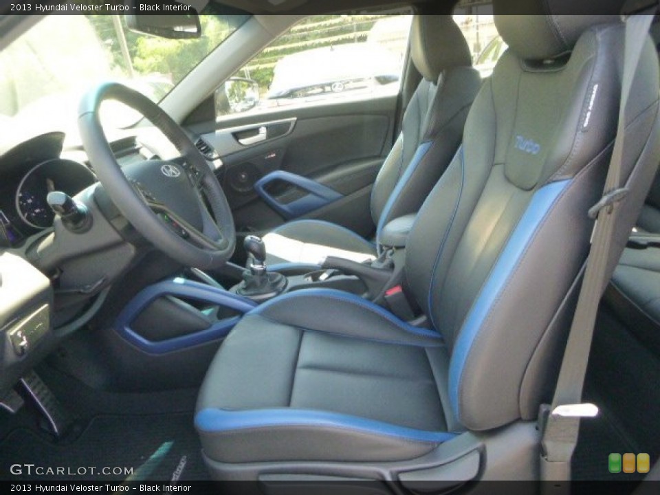Black Interior Photo for the 2013 Hyundai Veloster Turbo #106115344