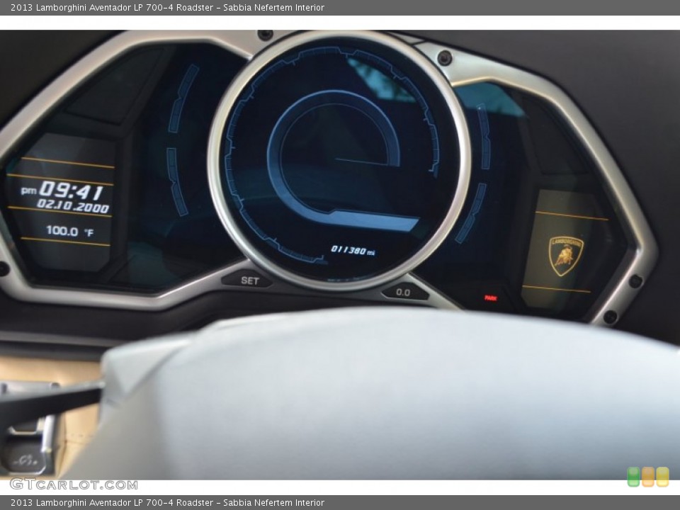 Sabbia Nefertem Interior Gauges for the 2013 Lamborghini Aventador LP 700-4 Roadster #106119130