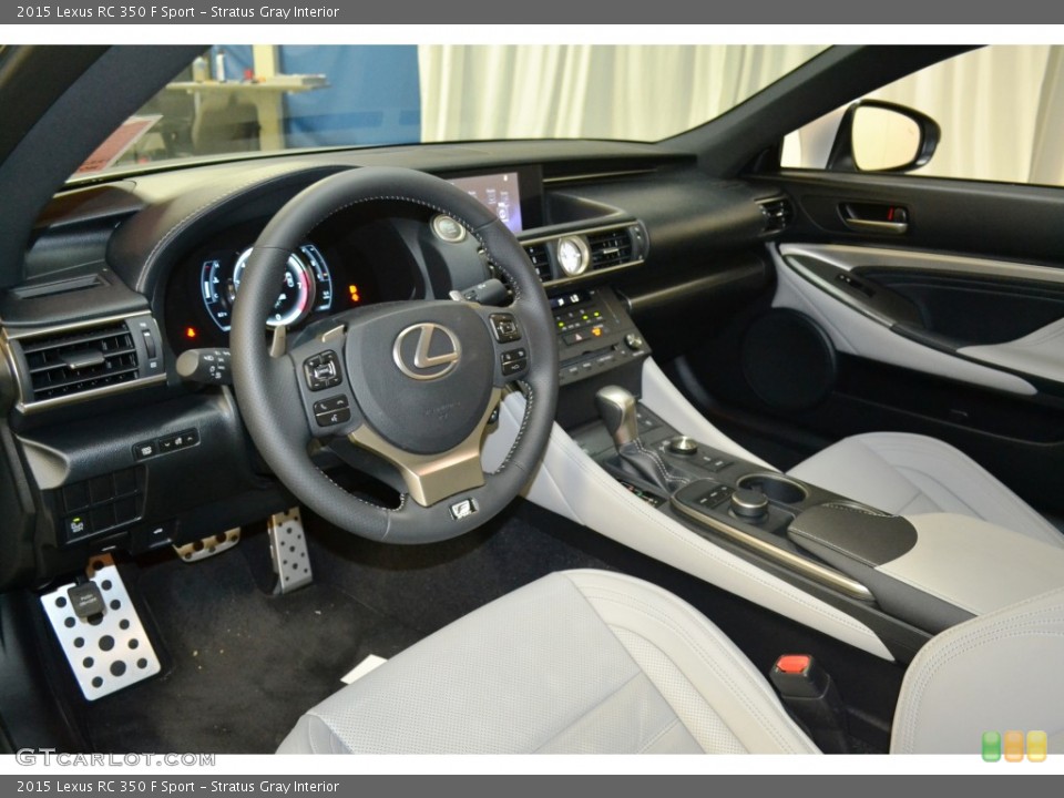 Stratus Gray 2015 Lexus RC Interiors