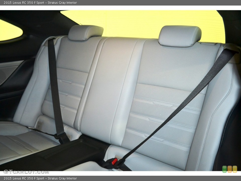 Stratus Gray Interior Rear Seat for the 2015 Lexus RC 350 F Sport #106127824