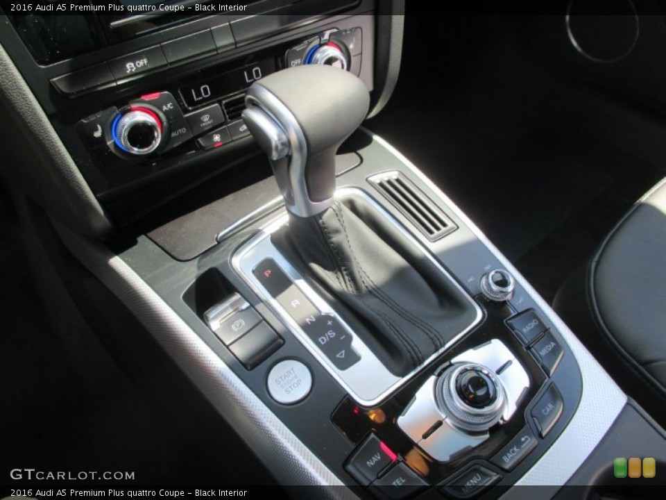 Black Interior Transmission for the 2016 Audi A5 Premium Plus quattro Coupe #106129021