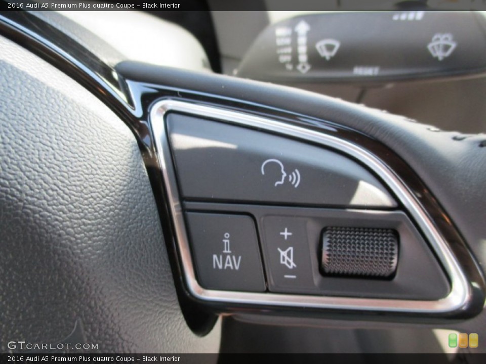 Black Interior Controls for the 2016 Audi A5 Premium Plus quattro Coupe #106129324