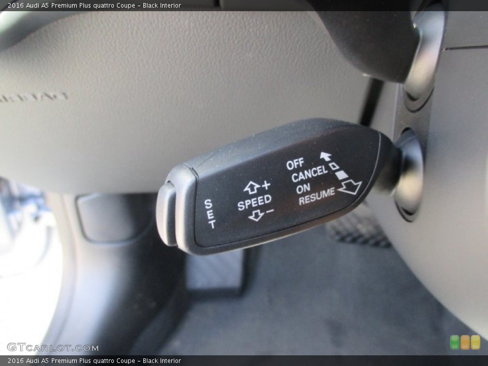 Black Interior Controls for the 2016 Audi A5 Premium Plus quattro Coupe #106129356