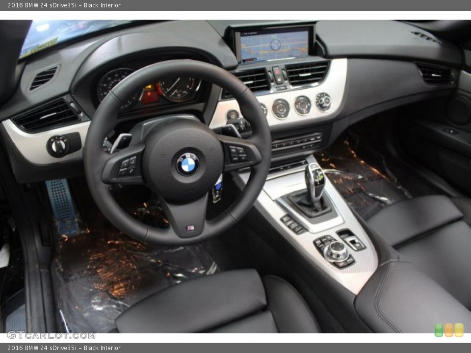 Black Interior Prime Interior for the 2016 BMW Z4 sDrive35i #106133092