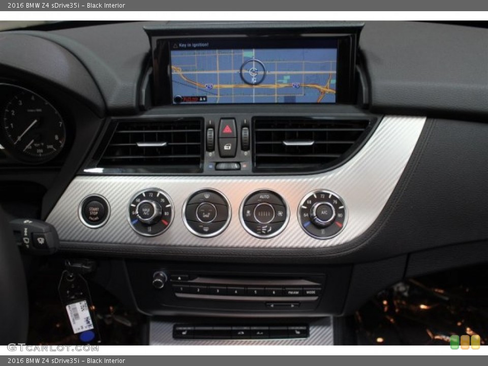 Black Interior Controls for the 2016 BMW Z4 sDrive35i #106133140