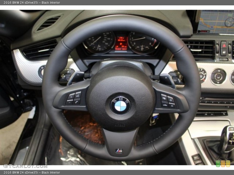 Black Interior Steering Wheel for the 2016 BMW Z4 sDrive35i #106133158