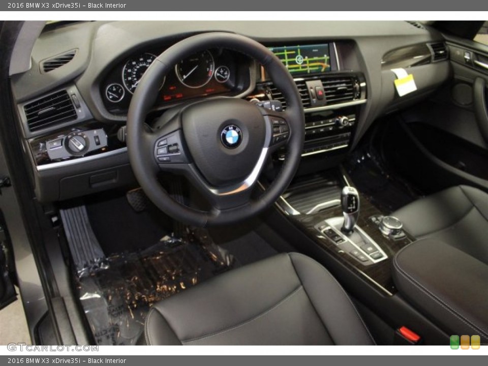 Black Interior Prime Interior for the 2016 BMW X3 xDrive35i #106133293