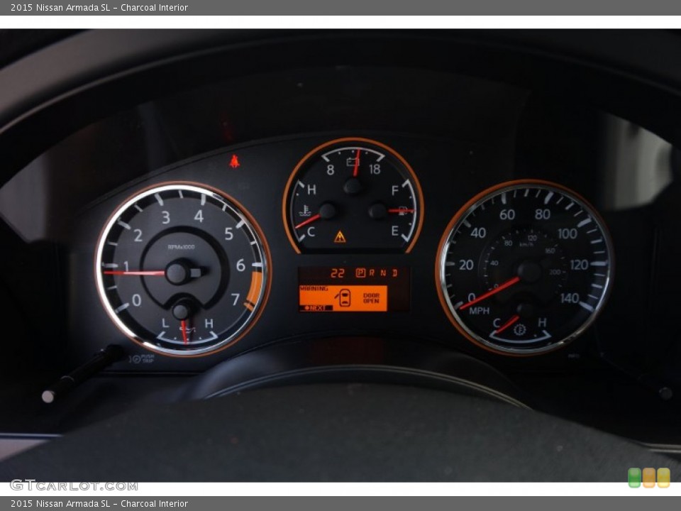 Charcoal Interior Gauges for the 2015 Nissan Armada SL #106134976