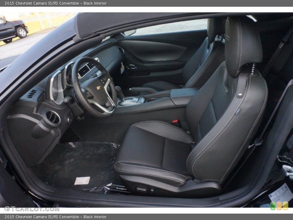 Black Interior Photo for the 2015 Chevrolet Camaro SS/RS Convertible #106139479