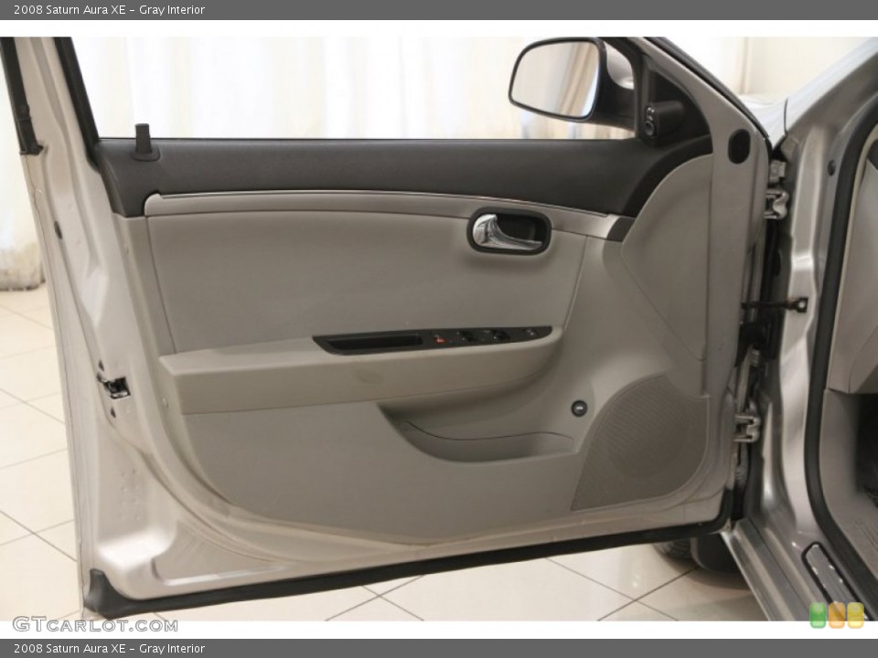 Gray Interior Door Panel for the 2008 Saturn Aura XE #106142113