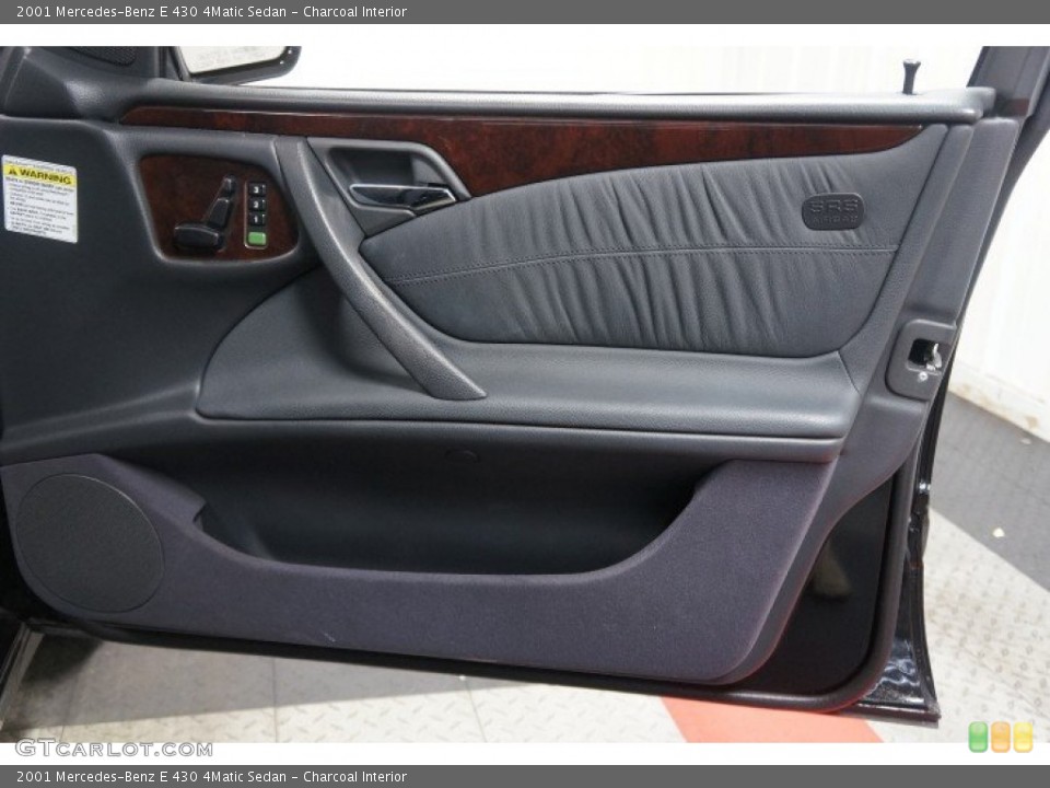 Charcoal Interior Door Panel for the 2001 Mercedes-Benz E 430 4Matic Sedan #106143028