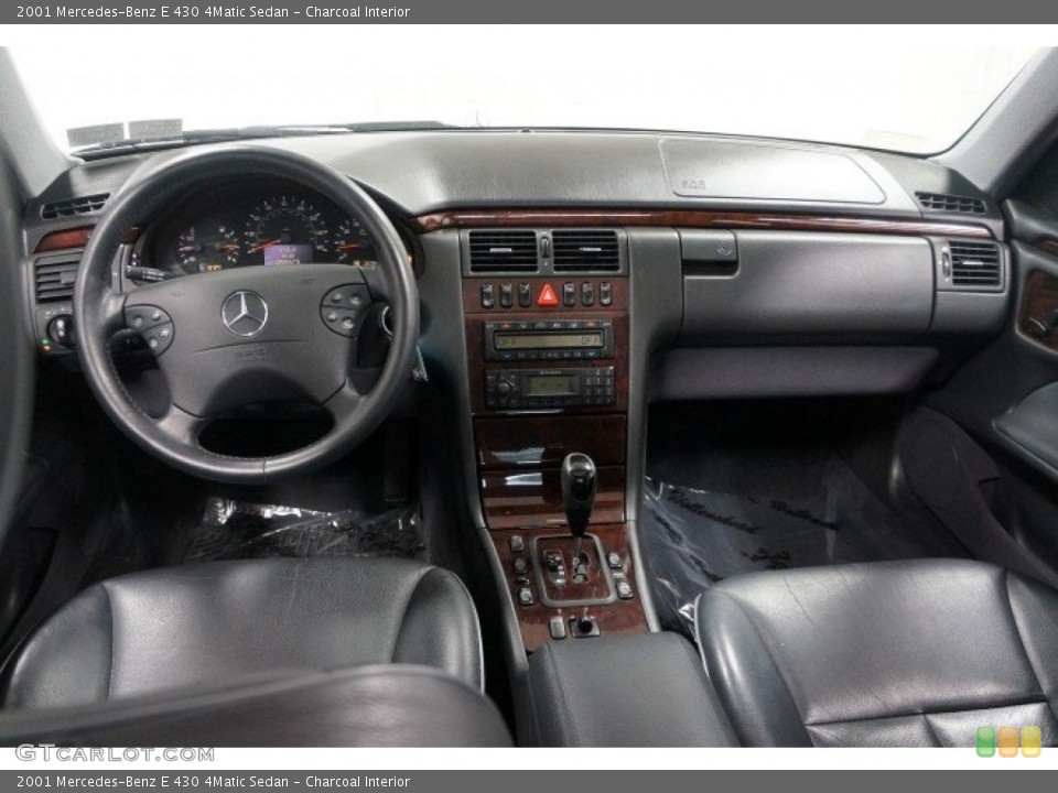 Charcoal Interior Dashboard for the 2001 Mercedes-Benz E 430 4Matic Sedan #106143163