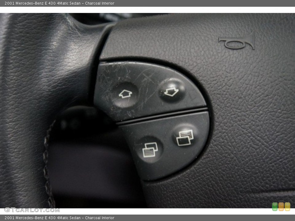 Charcoal Interior Controls for the 2001 Mercedes-Benz E 430 4Matic Sedan #106143205