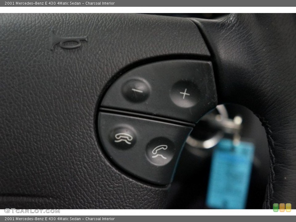 Charcoal Interior Controls for the 2001 Mercedes-Benz E 430 4Matic Sedan #106143225
