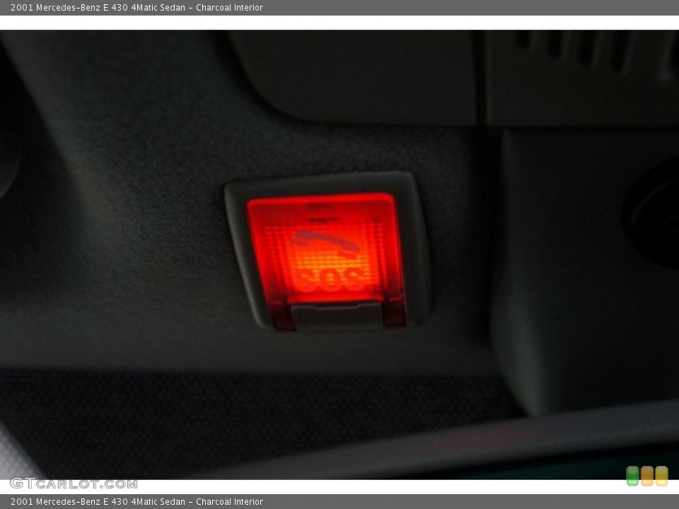 Charcoal Interior Controls for the 2001 Mercedes-Benz E 430 4Matic Sedan #106143442