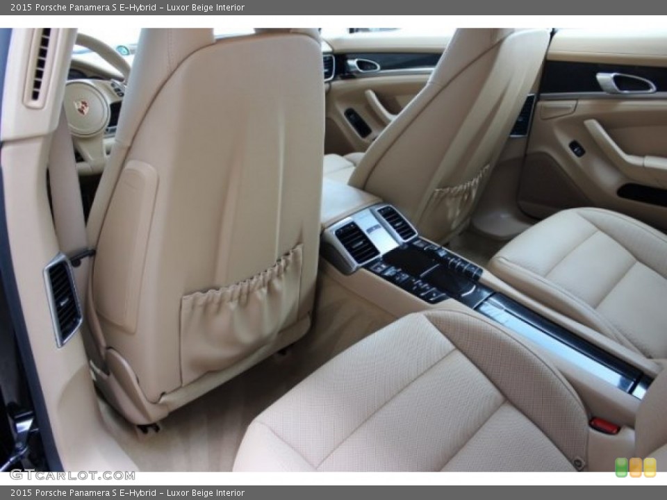 Luxor Beige Interior Rear Seat for the 2015 Porsche Panamera S E-Hybrid #106144021