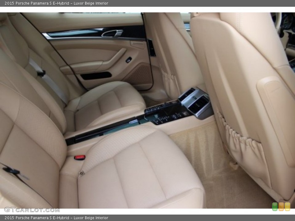 Luxor Beige Interior Rear Seat for the 2015 Porsche Panamera S E-Hybrid #106144123