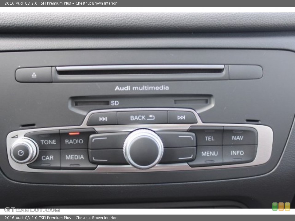 Chestnut Brown Interior Controls for the 2016 Audi Q3 2.0 TSFI Premium Plus #106144442