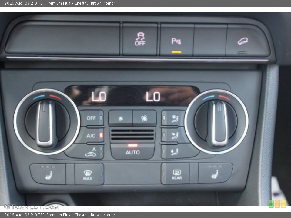 Chestnut Brown Interior Controls for the 2016 Audi Q3 2.0 TSFI Premium Plus #106144459