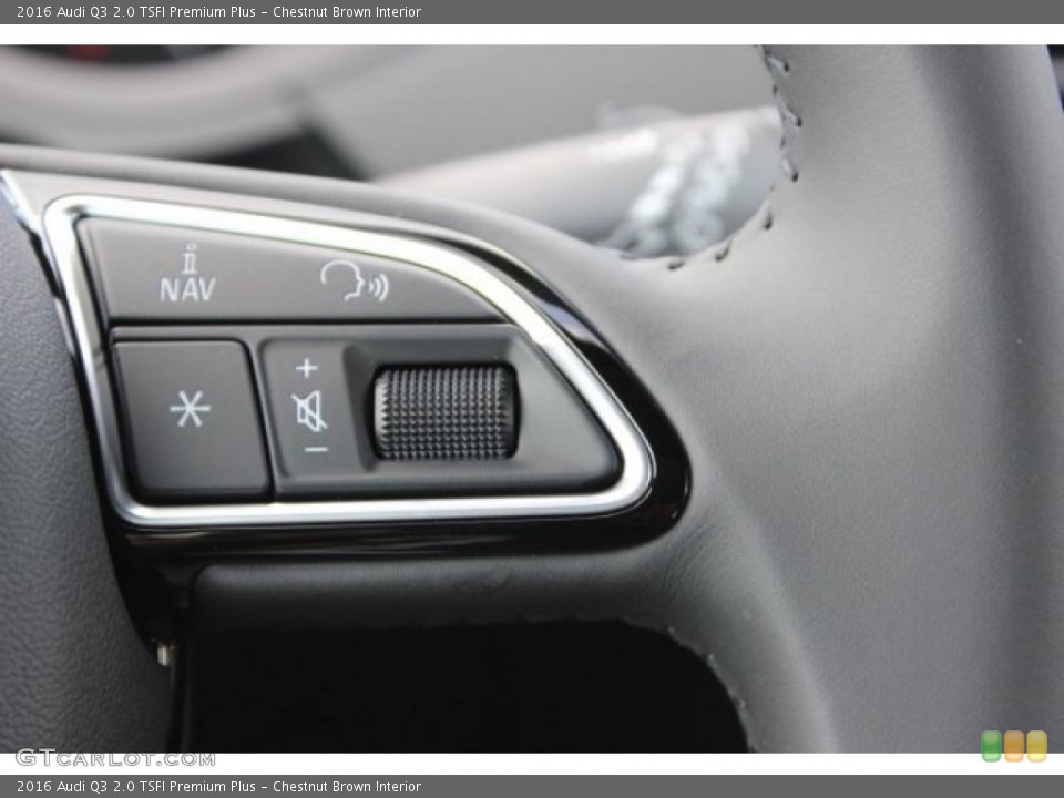 Chestnut Brown Interior Controls for the 2016 Audi Q3 2.0 TSFI Premium Plus #106144583