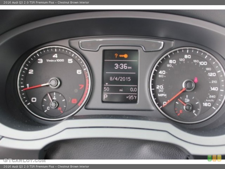 Chestnut Brown Interior Gauges for the 2016 Audi Q3 2.0 TSFI Premium Plus #106144732