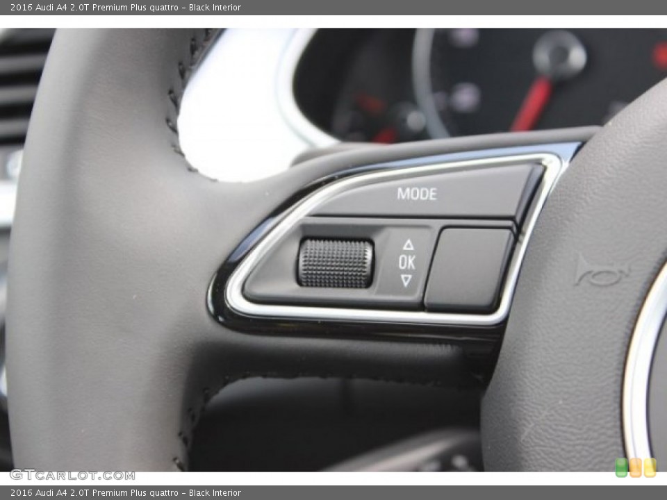 Black Interior Controls for the 2016 Audi A4 2.0T Premium Plus quattro #106145713