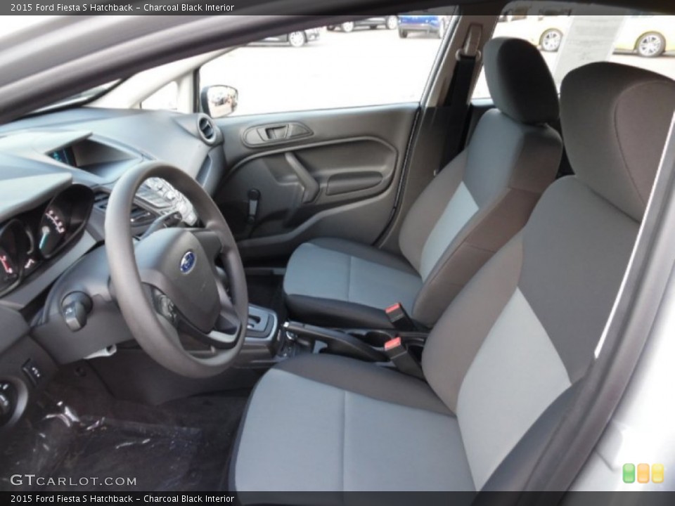 Charcoal Black Interior Photo for the 2015 Ford Fiesta S Hatchback #106151446