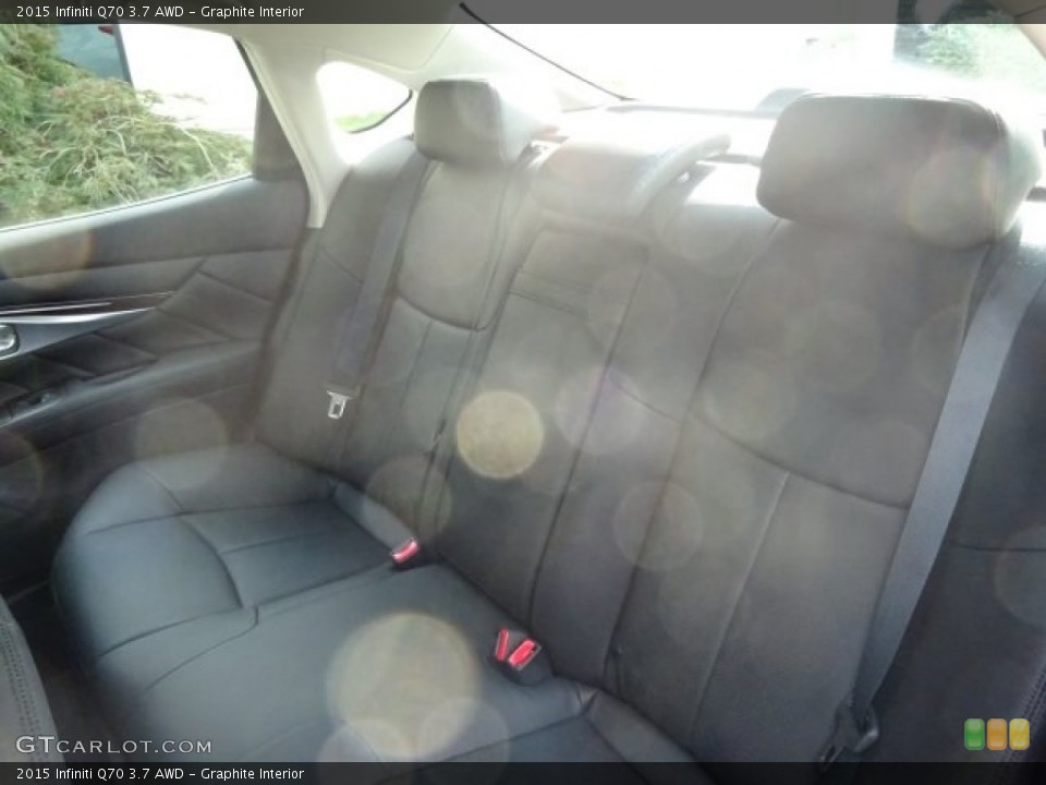 Graphite Interior Rear Seat for the 2015 Infiniti Q70 3.7 AWD #106151935