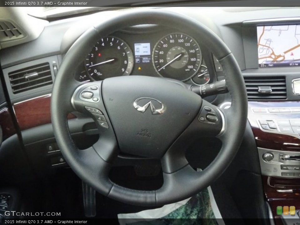Graphite Interior Steering Wheel for the 2015 Infiniti Q70 3.7 AWD #106151998