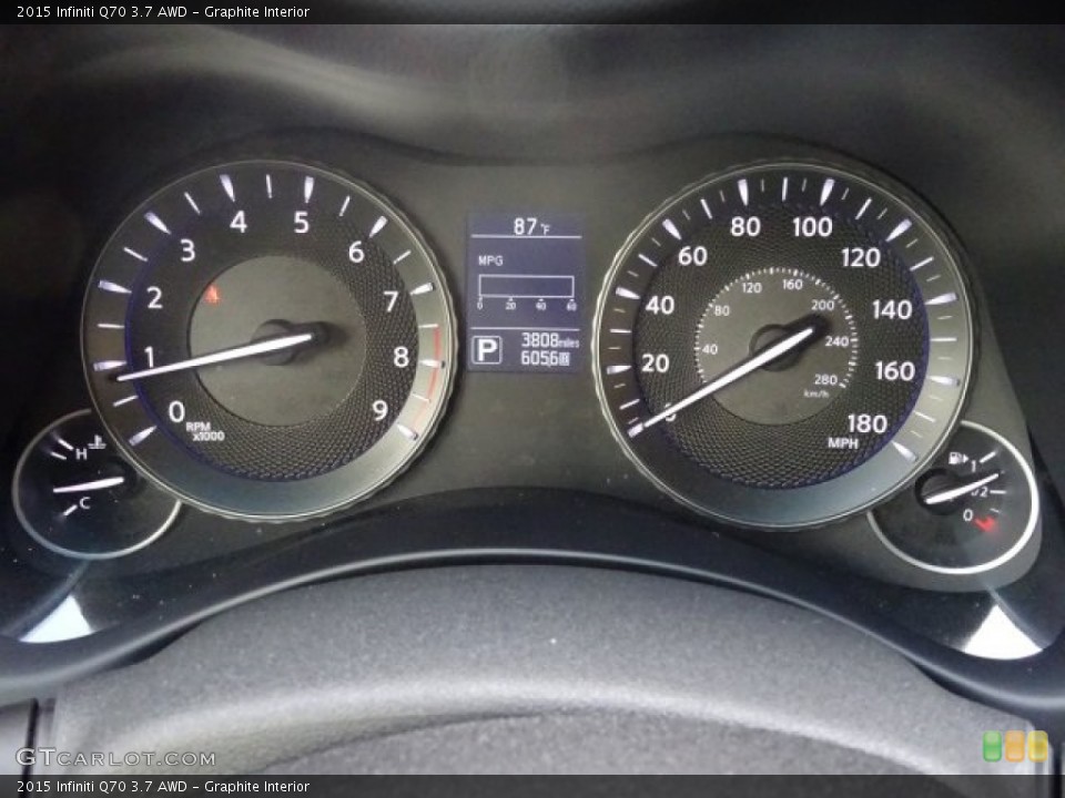 Graphite Interior Gauges for the 2015 Infiniti Q70 3.7 AWD #106152010