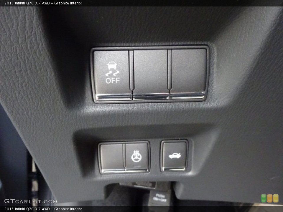 Graphite Interior Controls for the 2015 Infiniti Q70 3.7 AWD #106152055
