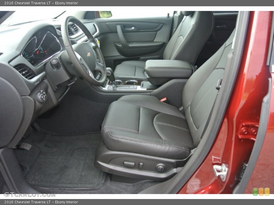 Ebony Interior Front Seat for the 2016 Chevrolet Traverse LT #106155317