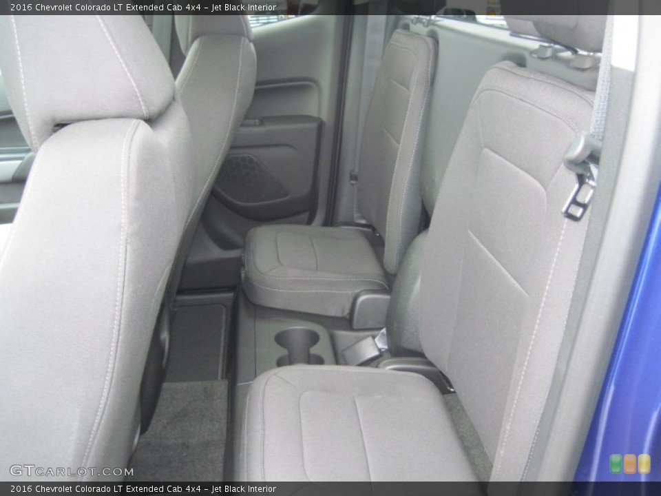 Jet Black Interior Rear Seat for the 2016 Chevrolet Colorado LT Extended Cab 4x4 #106155343
