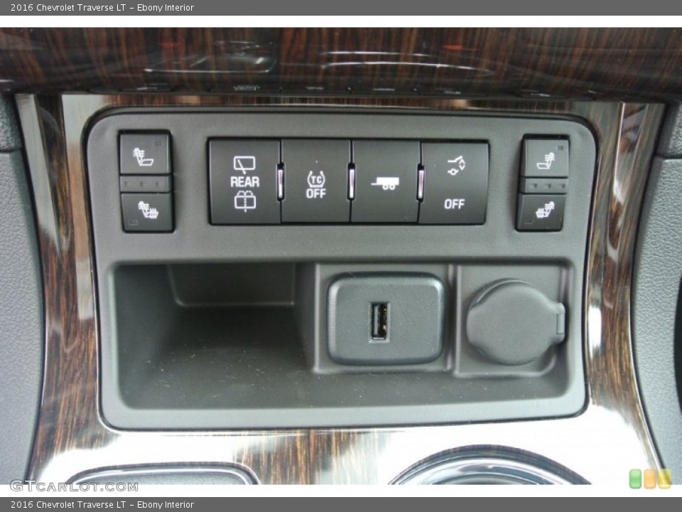 Ebony Interior Controls for the 2016 Chevrolet Traverse LT #106155388