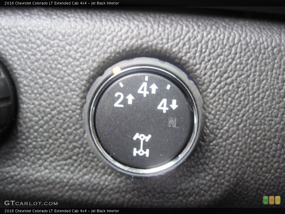 Jet Black Interior Controls for the 2016 Chevrolet Colorado LT Extended Cab 4x4 #106155539