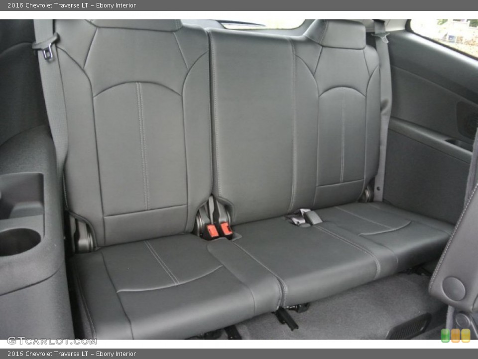 Ebony Interior Rear Seat for the 2016 Chevrolet Traverse LT #106155658