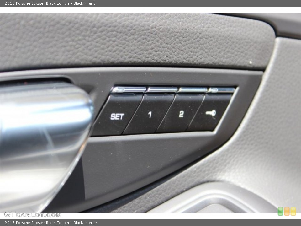 Black Interior Controls for the 2016 Porsche Boxster Black Edition #106164202