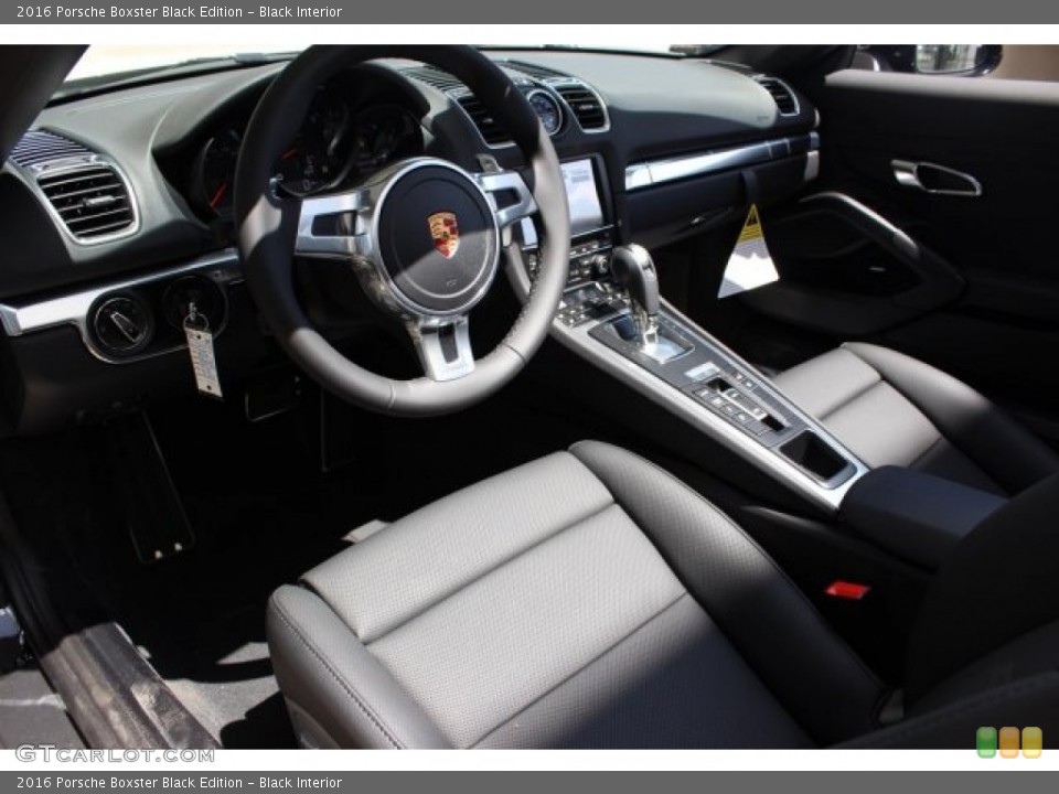 Black Interior Prime Interior for the 2016 Porsche Boxster Black Edition #106164274