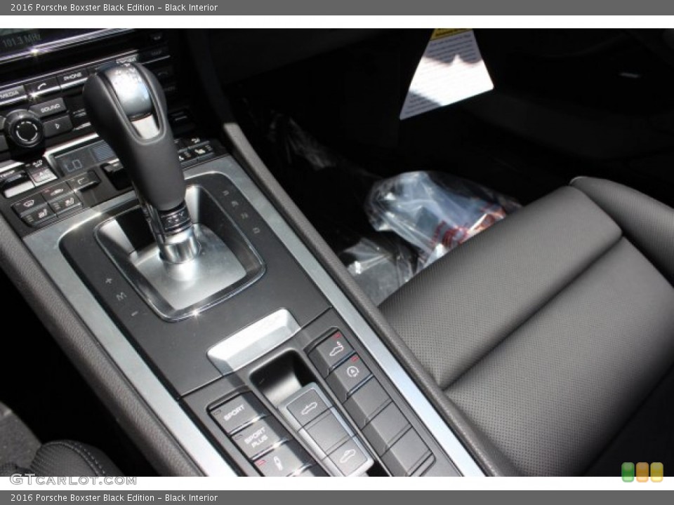 Black Interior Controls for the 2016 Porsche Boxster Black Edition #106164322