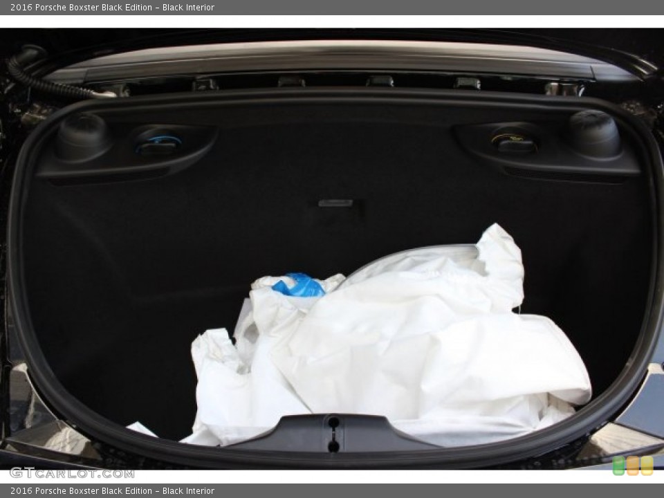 Black Interior Trunk for the 2016 Porsche Boxster Black Edition #106164586