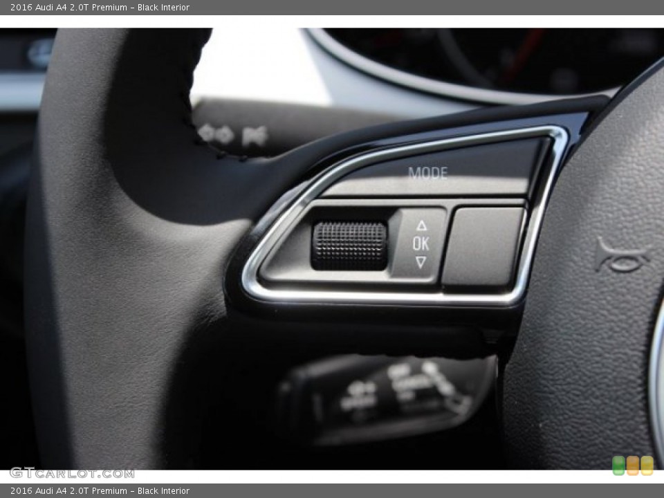 Black Interior Controls for the 2016 Audi A4 2.0T Premium #106166800