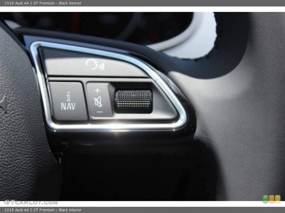 Black Interior Controls for the 2016 Audi A4 2.0T Premium #106166829