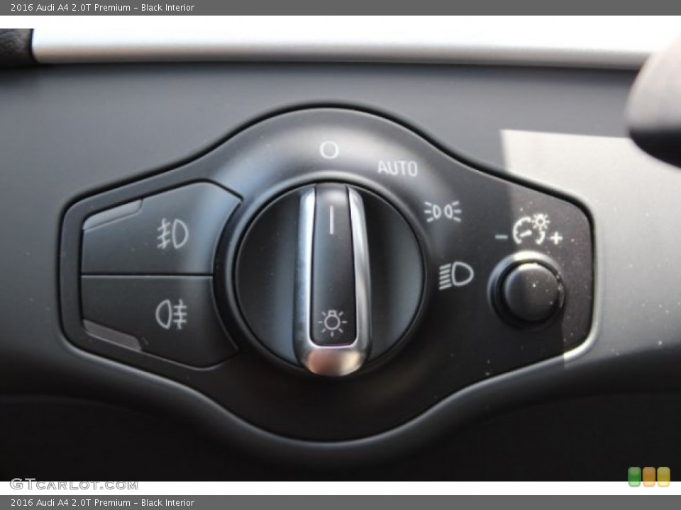 Black Interior Controls for the 2016 Audi A4 2.0T Premium #106166839
