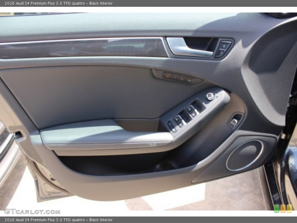 Black Interior Door Panel for the 2016 Audi S4 Premium Plus 3.0 TFSI quattro #106167357