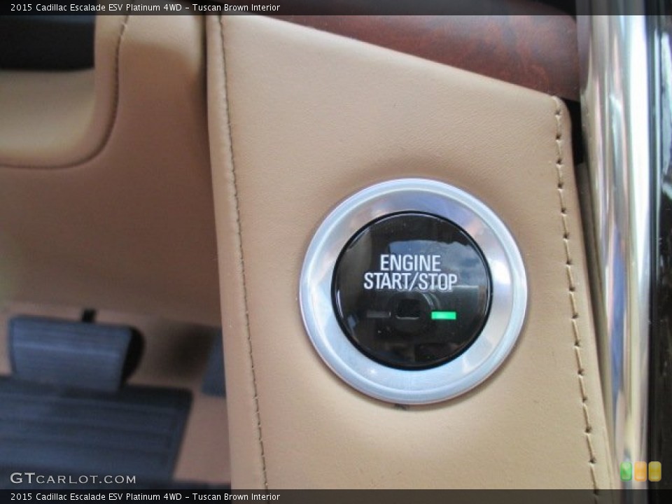 Tuscan Brown Interior Controls for the 2015 Cadillac Escalade ESV Platinum 4WD #106168980