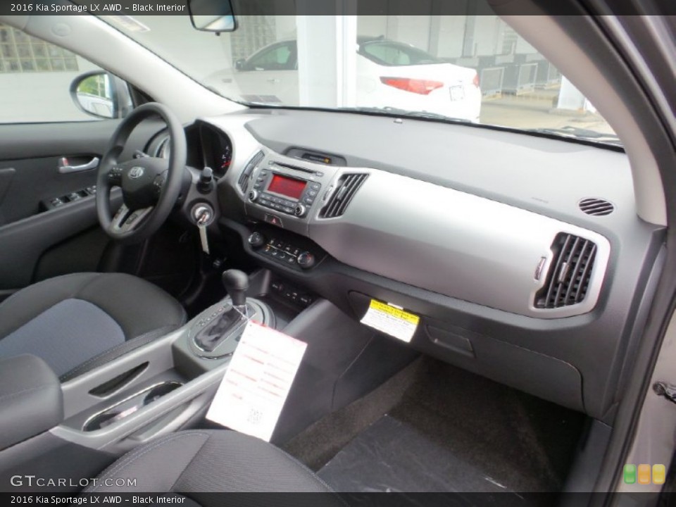 Black Interior Photo for the 2016 Kia Sportage LX AWD #106178144