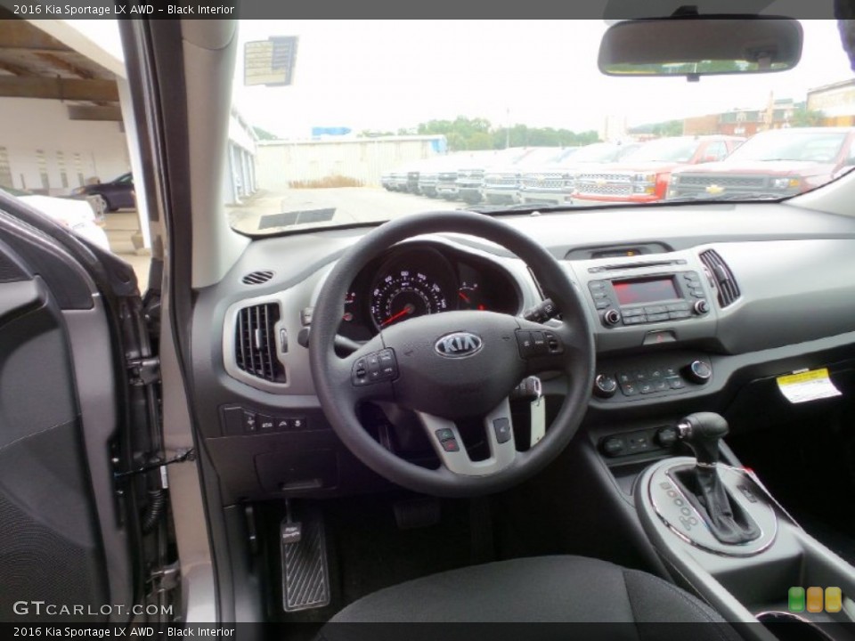 Black Interior Photo for the 2016 Kia Sportage LX AWD #106178449