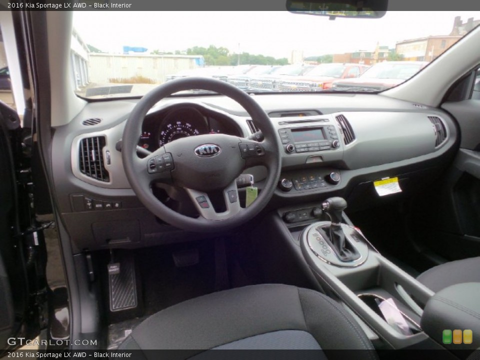 Black 2016 Kia Sportage Interiors