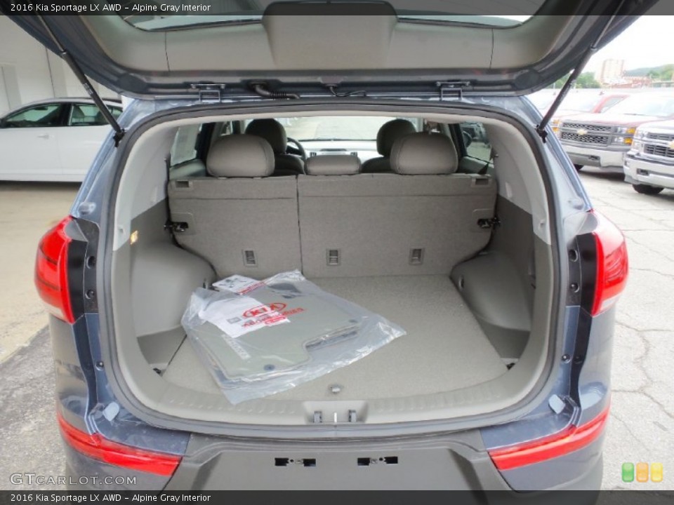 Alpine Gray Interior Trunk for the 2016 Kia Sportage LX AWD #106179793