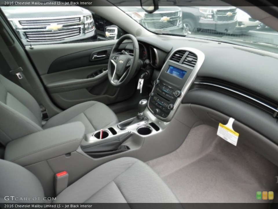 Jet Black Interior Photo for the 2016 Chevrolet Malibu Limited LS #106183434
